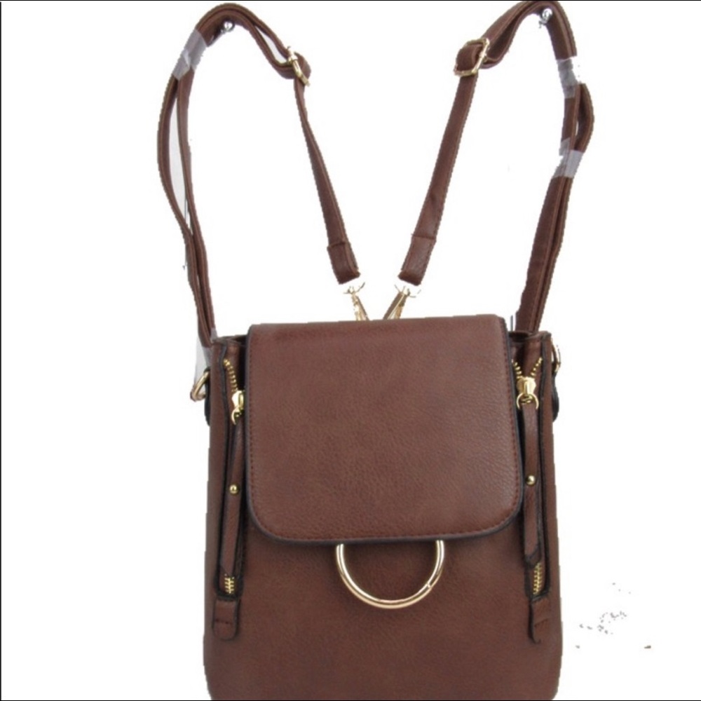 Vegan Leather Backpack